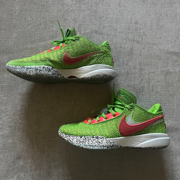 Nike Lebron 20 XX Stocking Stuffer Grinch Men Size 10 Green Apple FJ4955-300 main image 8